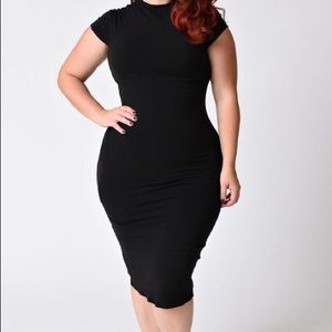 Classic Black Wiggle Dress